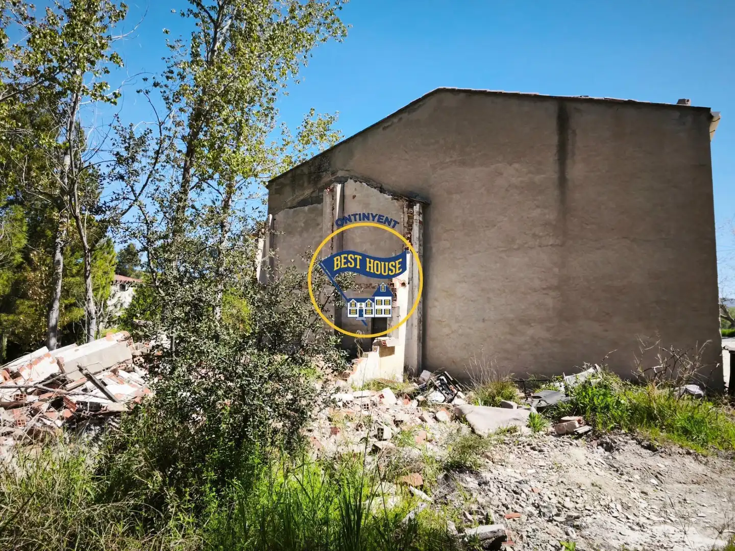 Vista exterior de Finca rústica en venta en Alfafara con Aire acondicionado, Jardín privado y Terraza