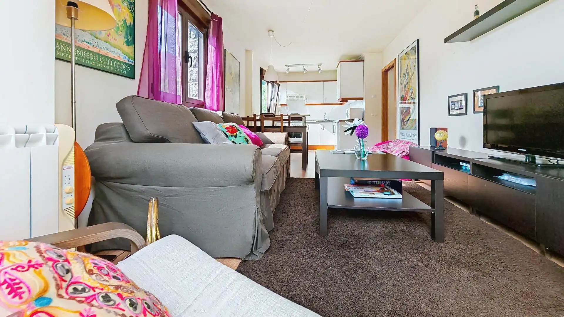 Sala d'estar de Apartament en venda en Aller