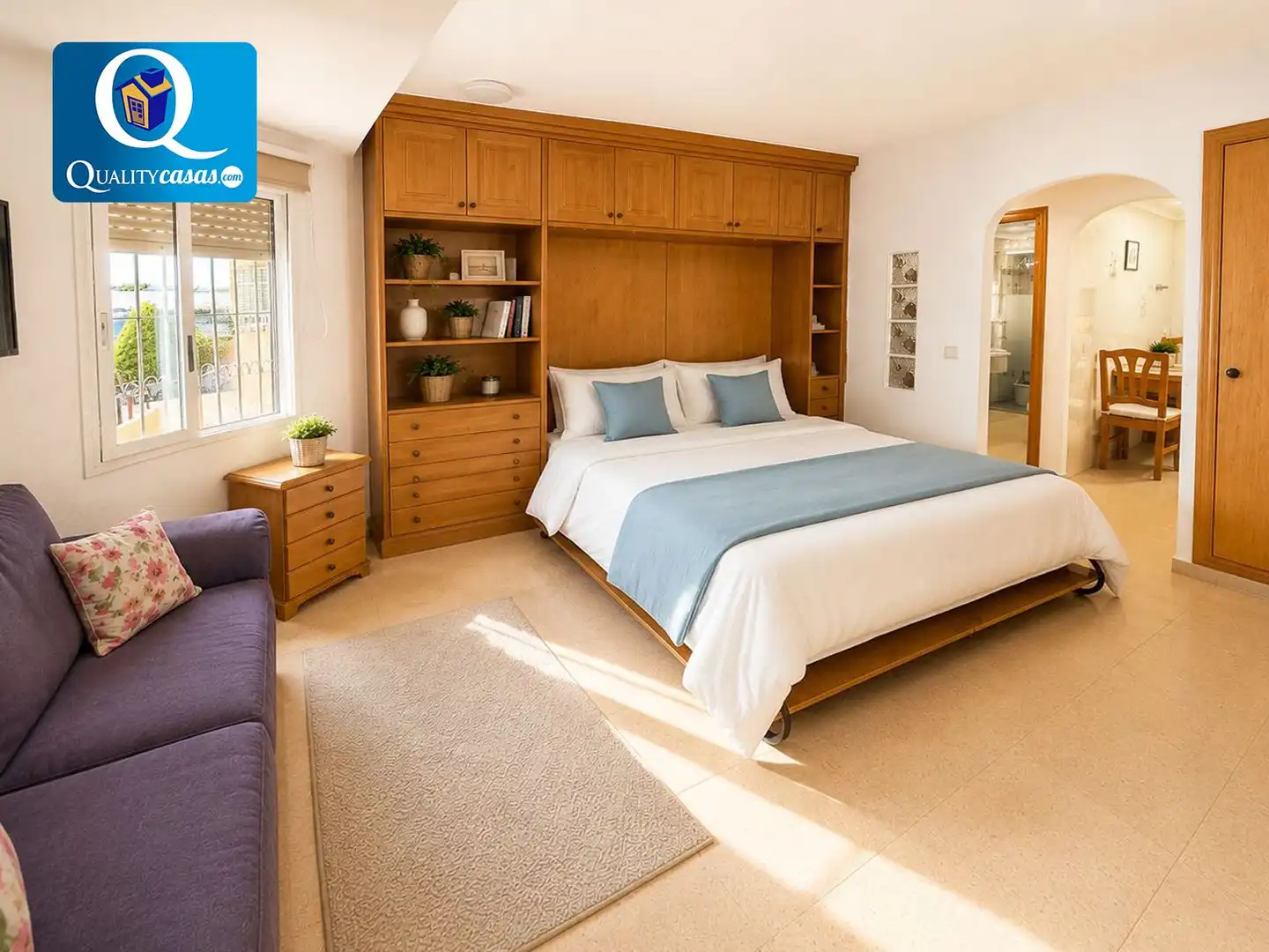 Bedroom of Study for sale in El Campello  with Air Conditioner and Community pool