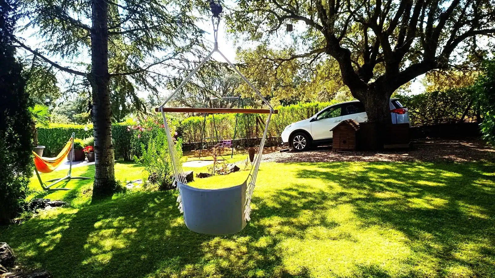 Jardí de Casa o xalet en venda en Palacios del Pan amb Calefacció, Jardí privat i Terrassa