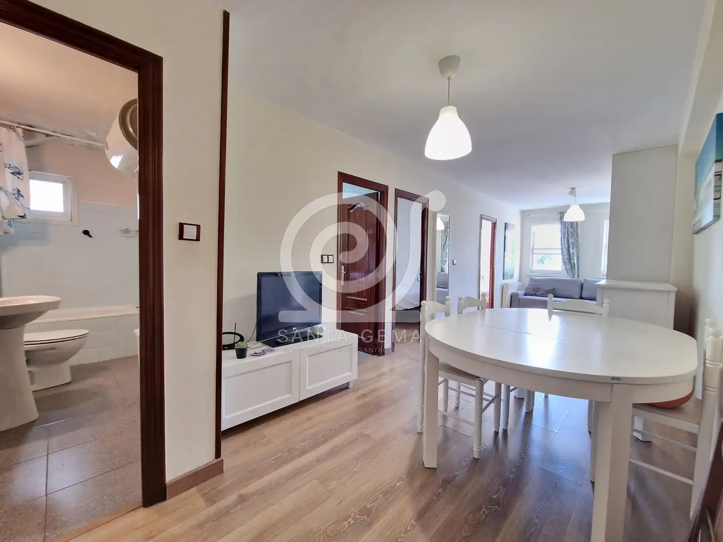 Living room of Flat for sale in A Coruña Capital   with Heating
