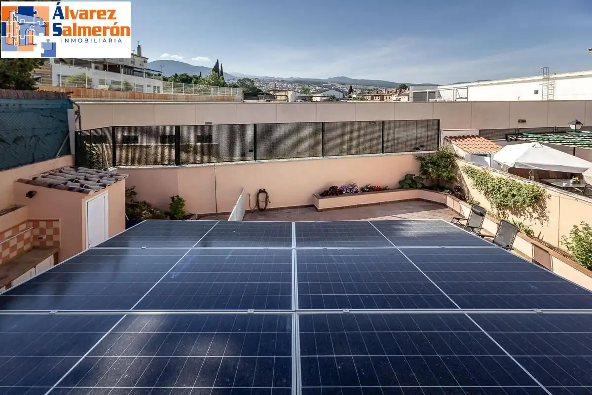 Terraza de Casa o chalet en venta en Huétor Vega con Terraza, Piscina y Balcón