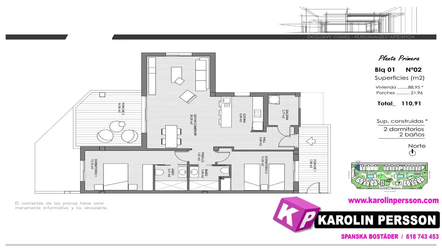 Ático con terraza en venta en Plaça el Xiprer, imagen 45
