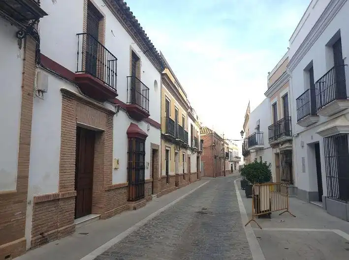 Vista exterior de Casa adosada en venta en Lora del Río