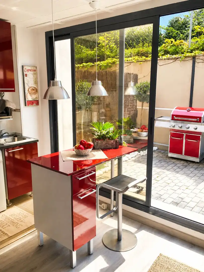 Cocina de Dúplex en venta en Madrid con Aire acondicionado, Jardín privado y Terraza