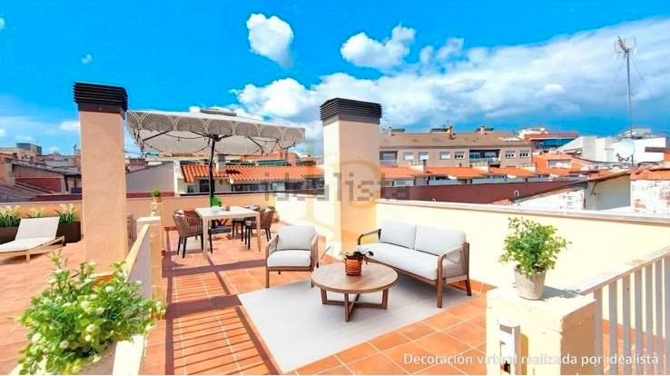 Terrace of Flat for sale in Cerdanyola del Vallès  with Air Conditioner, Heating and Parquet flooring