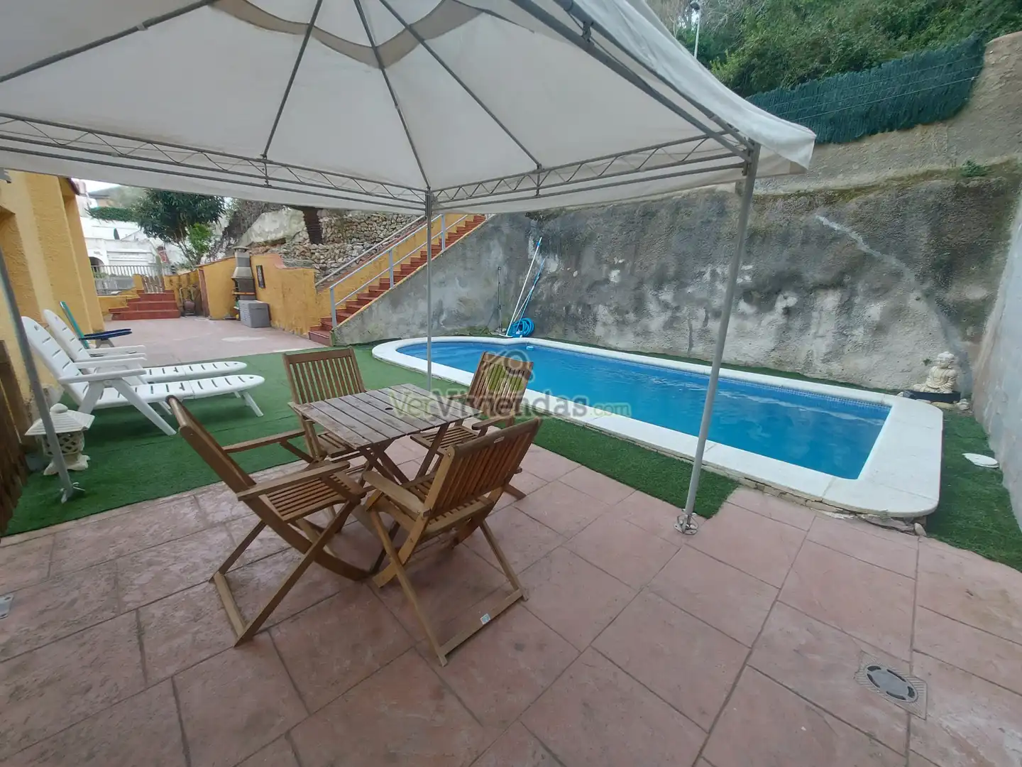 Piscina de Casa o chalet en venta en Vallirana con Calefacción, Jardín privado y Terraza