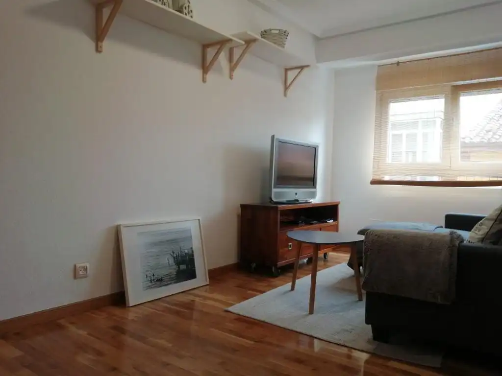 Living room of Flat for rent in Gijón   with Heating and Furnished