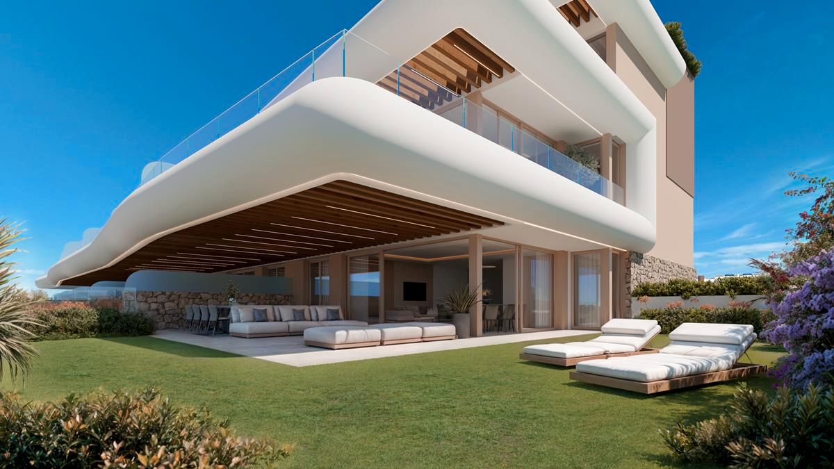 Vista exterior de Àtic en venda en Casares amb Aire condicionat, Calefacció i Jardí privat