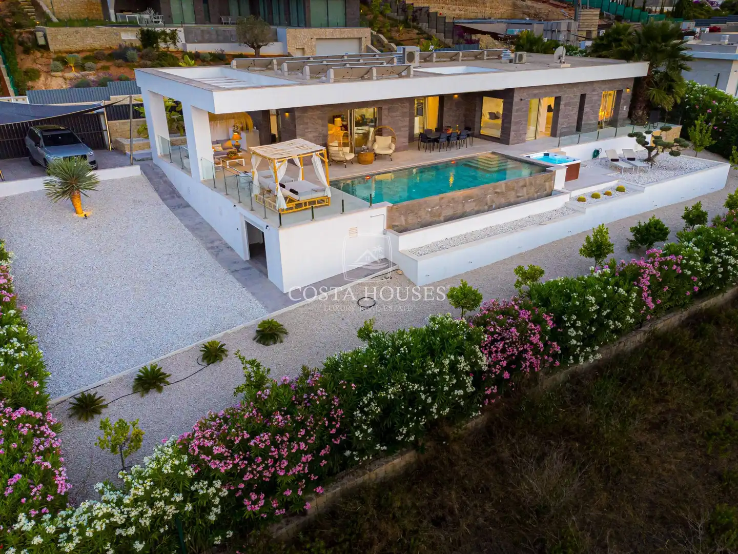 Exterior view of Houses for sale in Jávea / Xàbia  with Air Conditioner, Private garden and Terrace