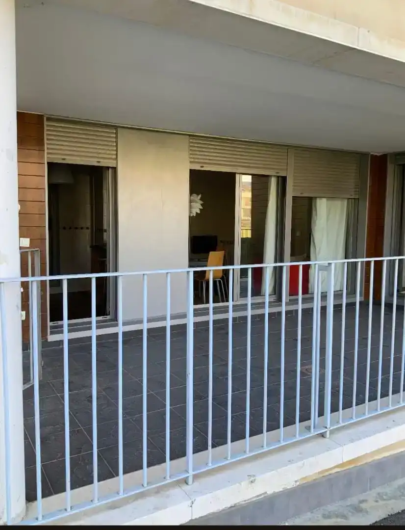 Terrasse von Wohnung zur Miete in Sabiñánigo mit Privatgarten, Parkett und Abstellraum