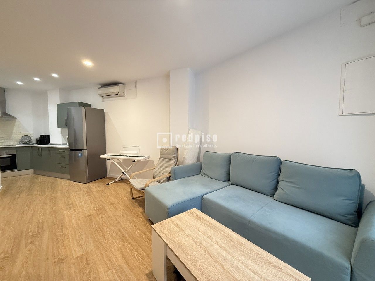 Sala d'estar de Pis en venda en Málaga Capital amb Aire condicionat, Terrassa i Moblat