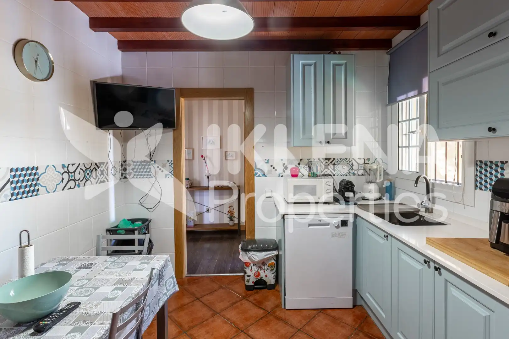 Kitchen of Houses for sale in Roquetas de Mar  with Air Conditioner, Private garden and Parquet flooring