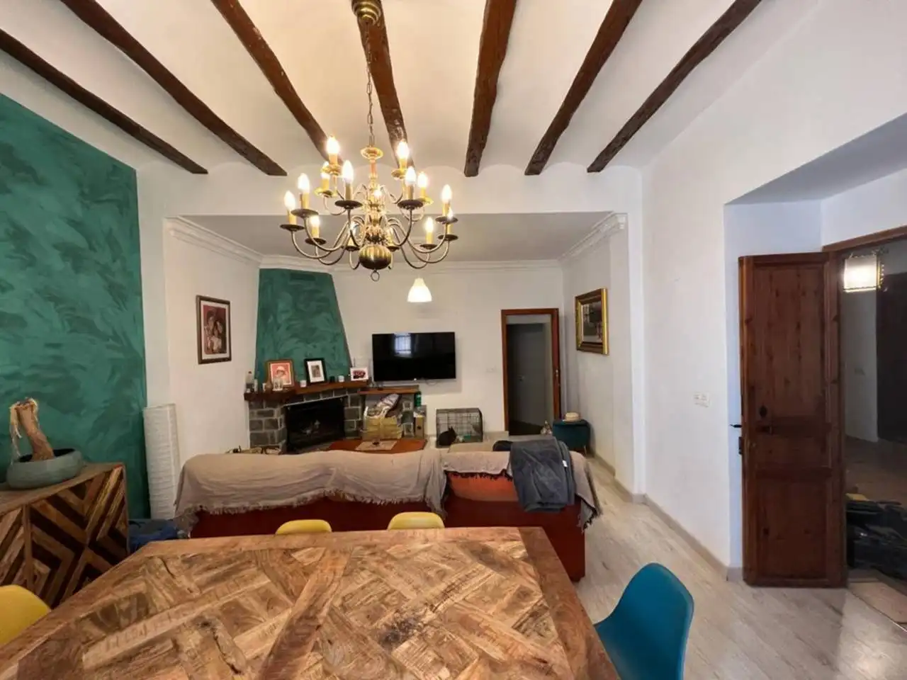 Living room of Houses for sale in Penàguila  with Air Conditioner, Heating and Terrace