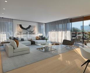Sala d'estar de Apartament en venda en  Barcelona Capital amb Aire condicionat, Calefacció i Terrassa