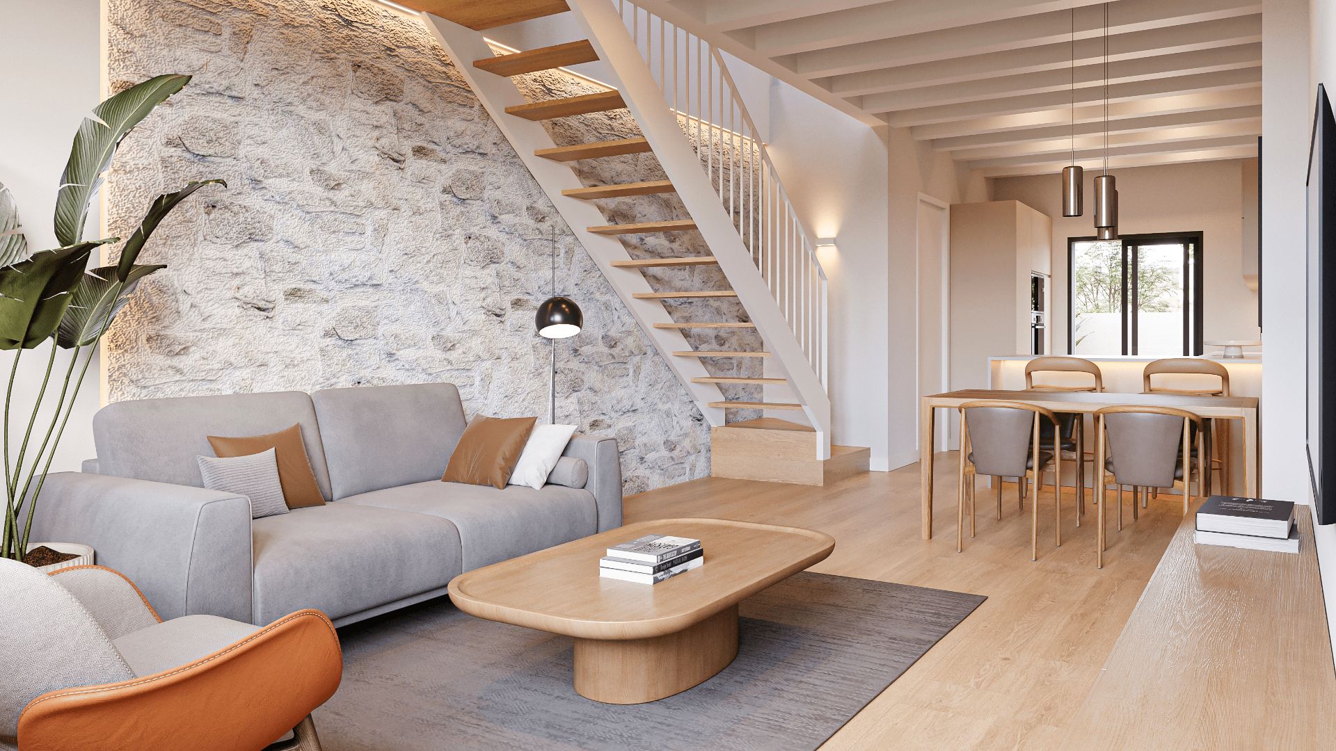 Living room of House or chalet for sale in Badalona  with Air Conditioner, Heating and Parquet flooring
