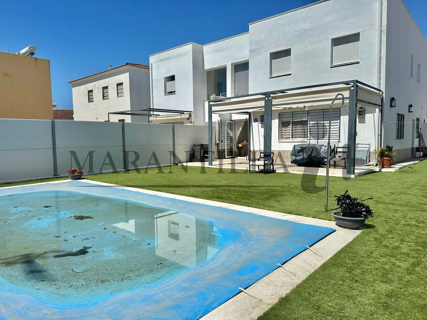 Piscina de Casa o chalet en venta en Islantilla con Aire acondicionado, Jardín privado y Terraza