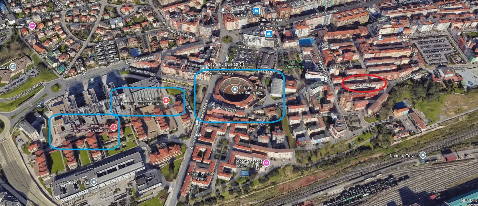Vista exterior de Pis en venda en Santander amb Calefacció i Moblat