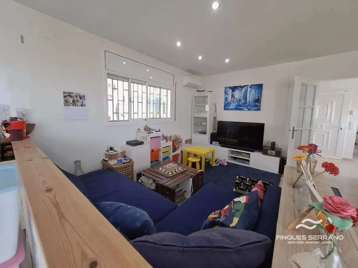 Sala d'estar de Casa adosada en venda en Calafell amb Aire condicionat, Calefacció i Piscina