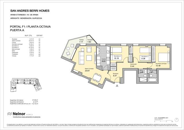 Piso en Venta en   Avenida Araba, 0 en Arrasate / Mondragón