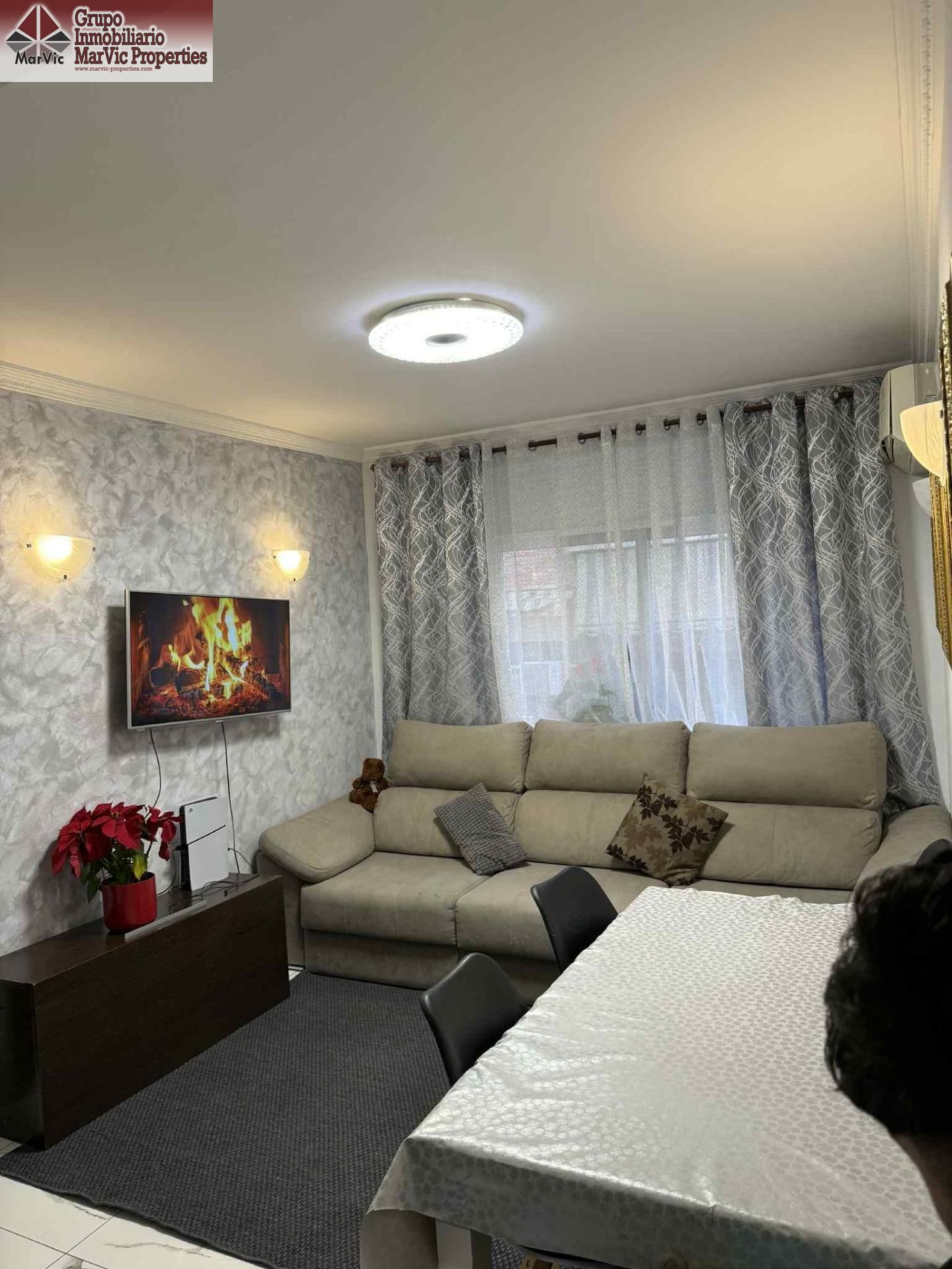 Living room of Flat for sale in Villajoyosa / La Vila Joiosa  with Air Conditioner