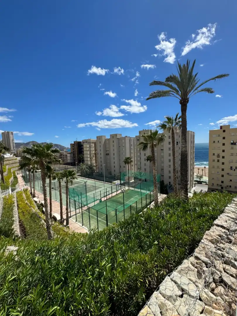 Exterior view of Apartments for rent in Benidorm  with Air Conditioner, Heating and Private garden