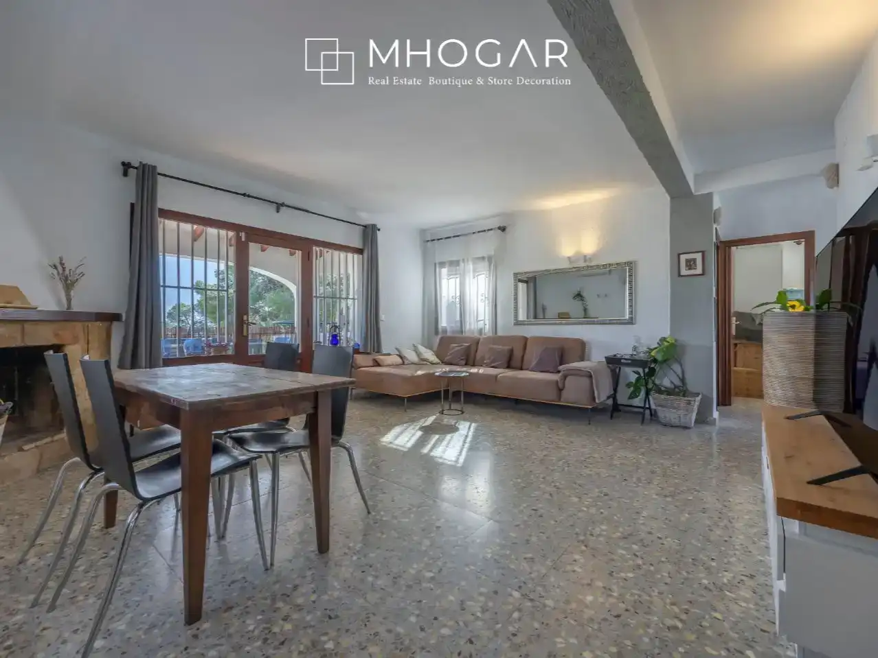 Sala de estar de Casa o chalet en venta en Benissa con Aire acondicionado, Piscina y Balcón
