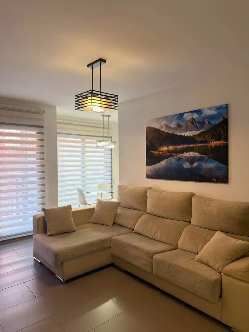 Sala de estar de Piso en venta en Alcoy / Alcoi con Calefacción, Trastero y Amueblado