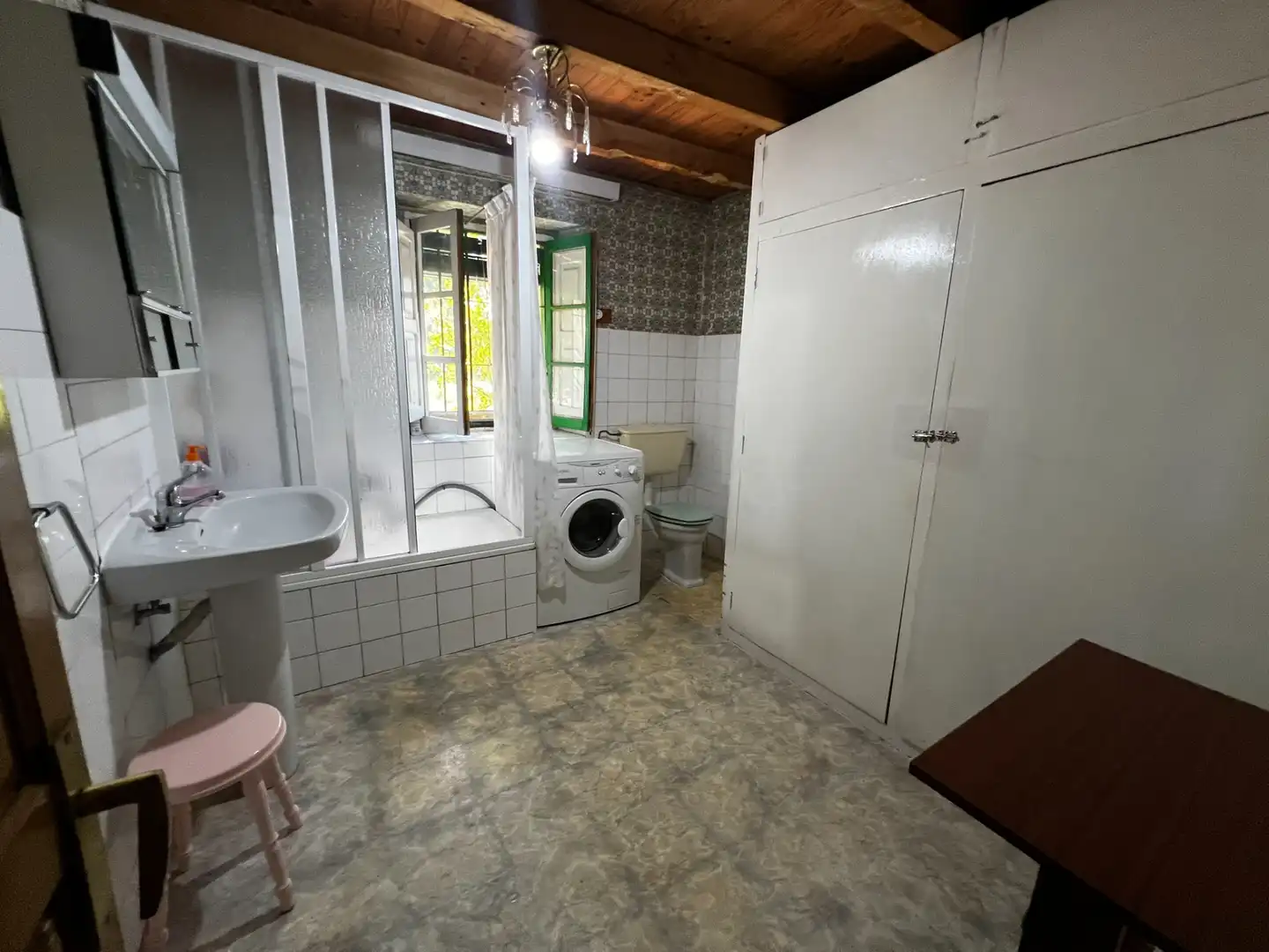 Bany de Casa o xalet en venda en Olmos de Ojeda amb Calefacció, Jardí privat i Terrassa