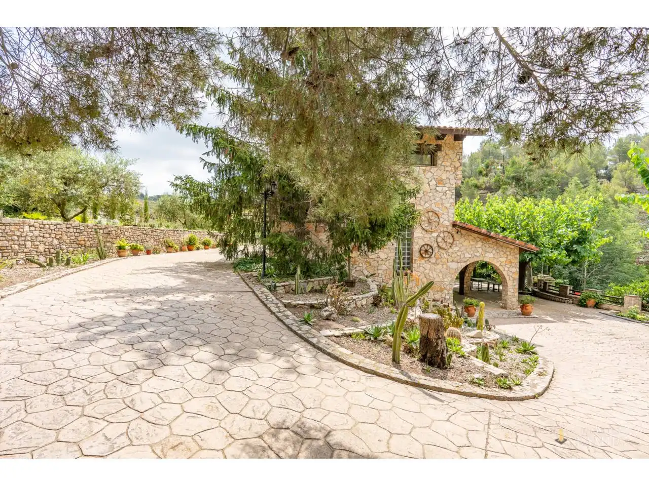 Vista exterior de Finca rústica en venda en Riudecols amb Calefacció, Jardí privat i Piscina
