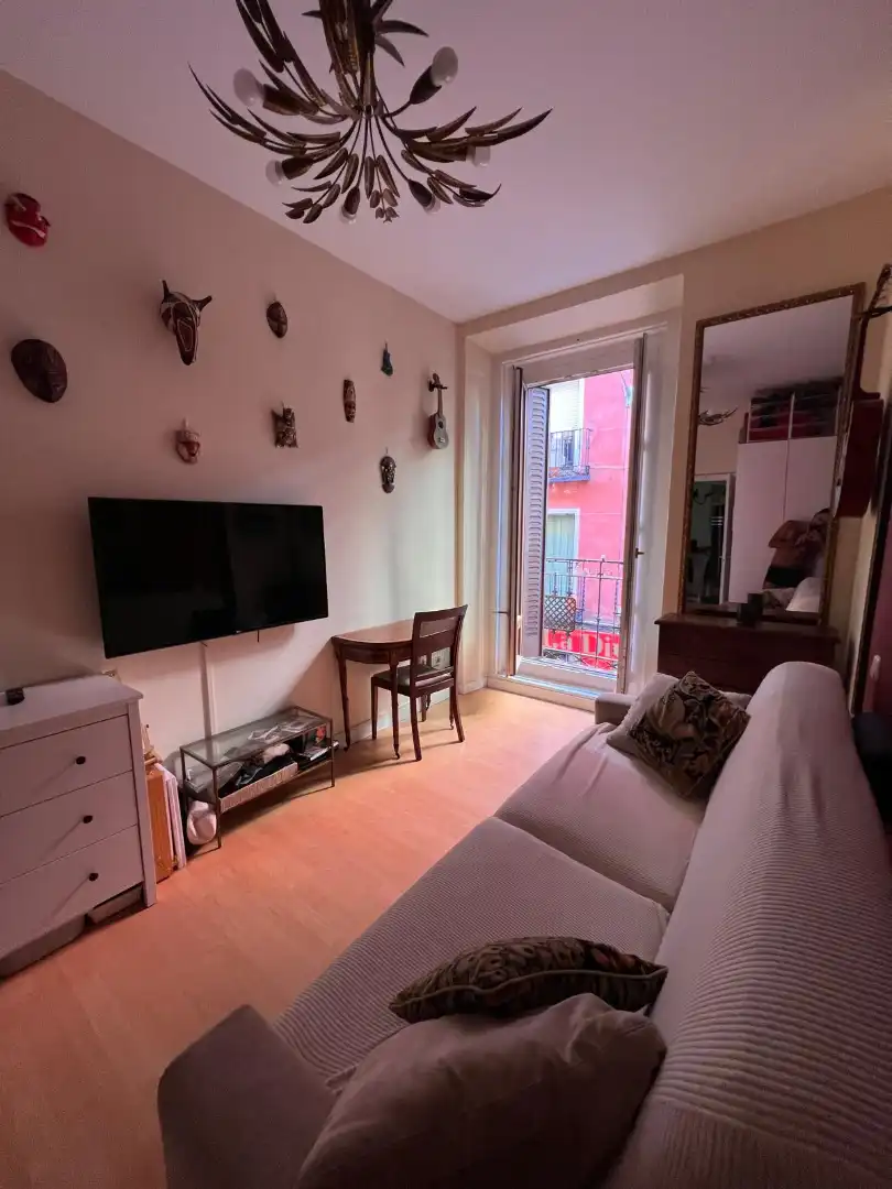 Wohnzimmer von Wohnung zum Verkauf in Madrid mit Klimaanlage, Heizung und Möbliert