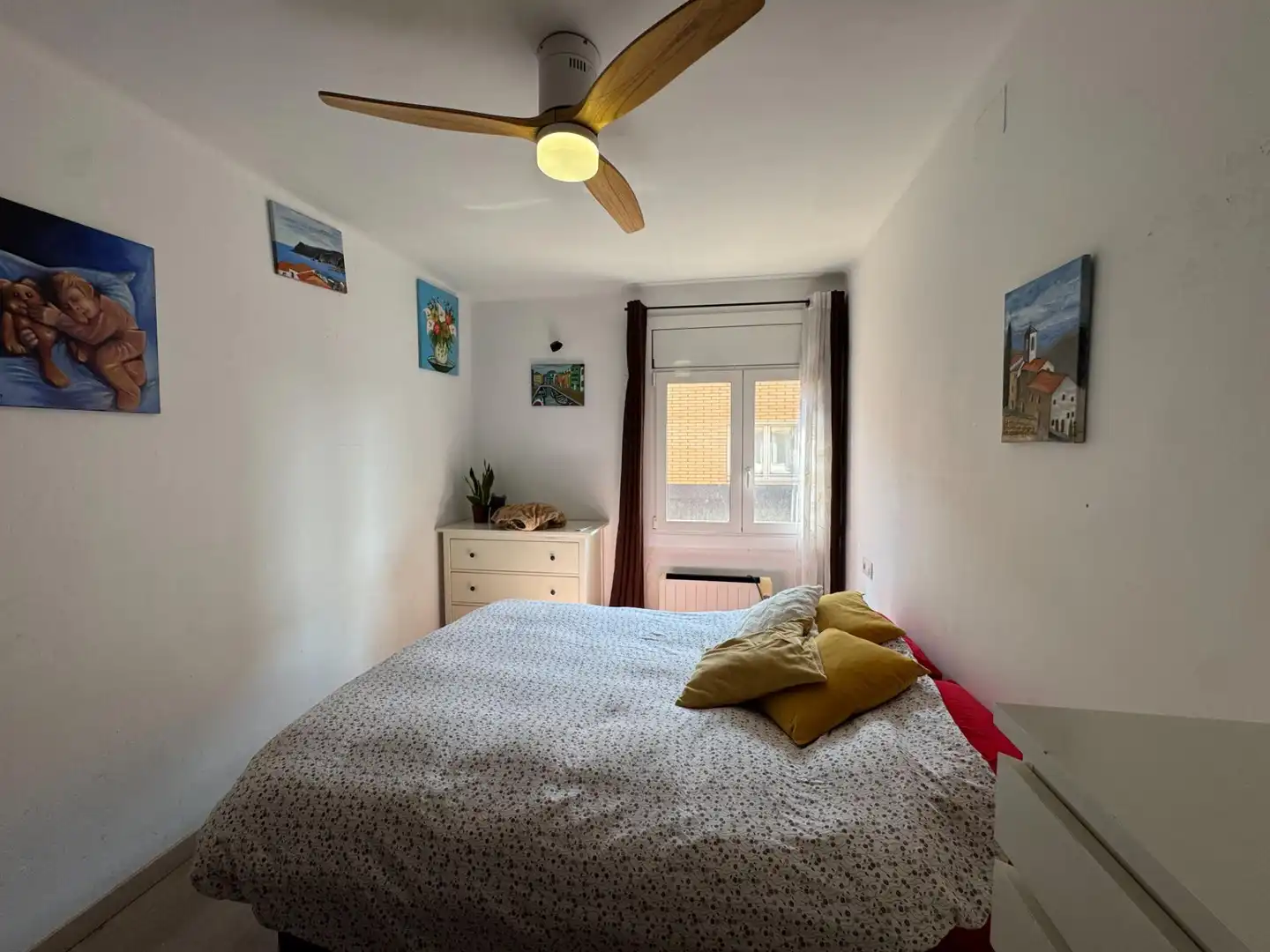 Schlafzimmer von Wohnung zum Verkauf in Granollers mit Parkett, Terrasse und Abstellraum