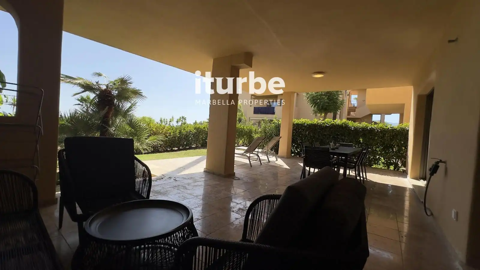 Garden of Flat for rent in Benahavís  with Air Conditioner, Terrace and Swimming Pool