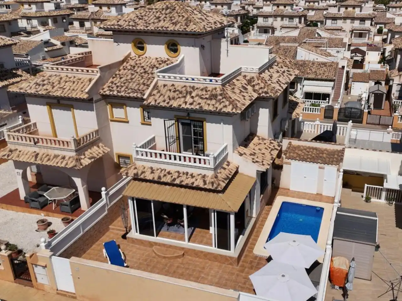 Exterior view of Houses for sale in Orihuela  with Air Conditioner, Heating and Terrace