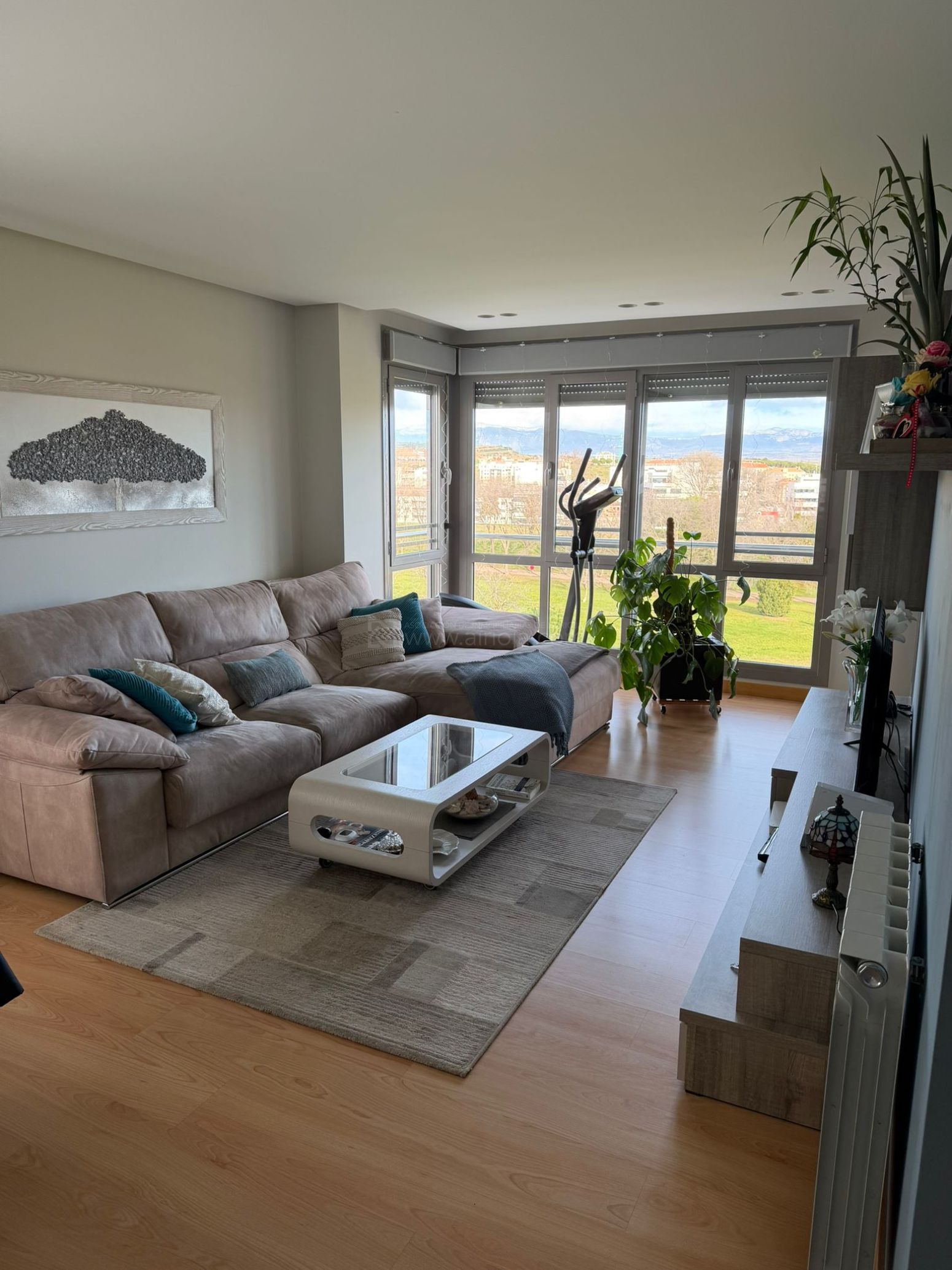 Living room of Flat for sale in  Logroño  with Heating, Terrace and Storage room