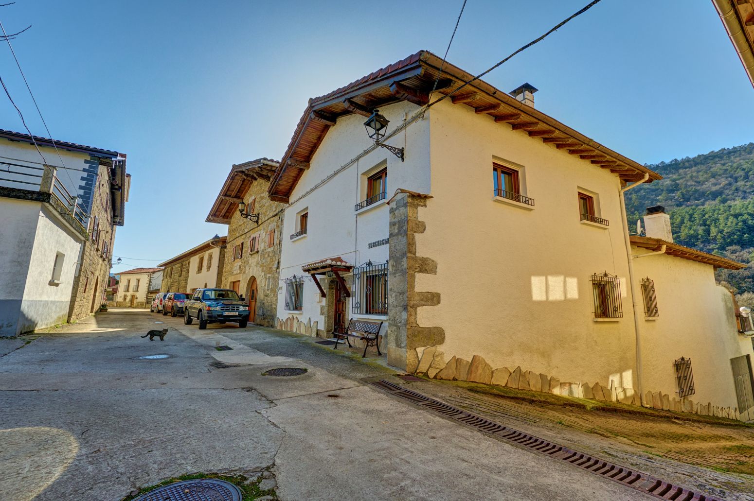 Vista exterior de Casa o xalet en venda en Odieta amb Calefacció, Parquet i Terrassa