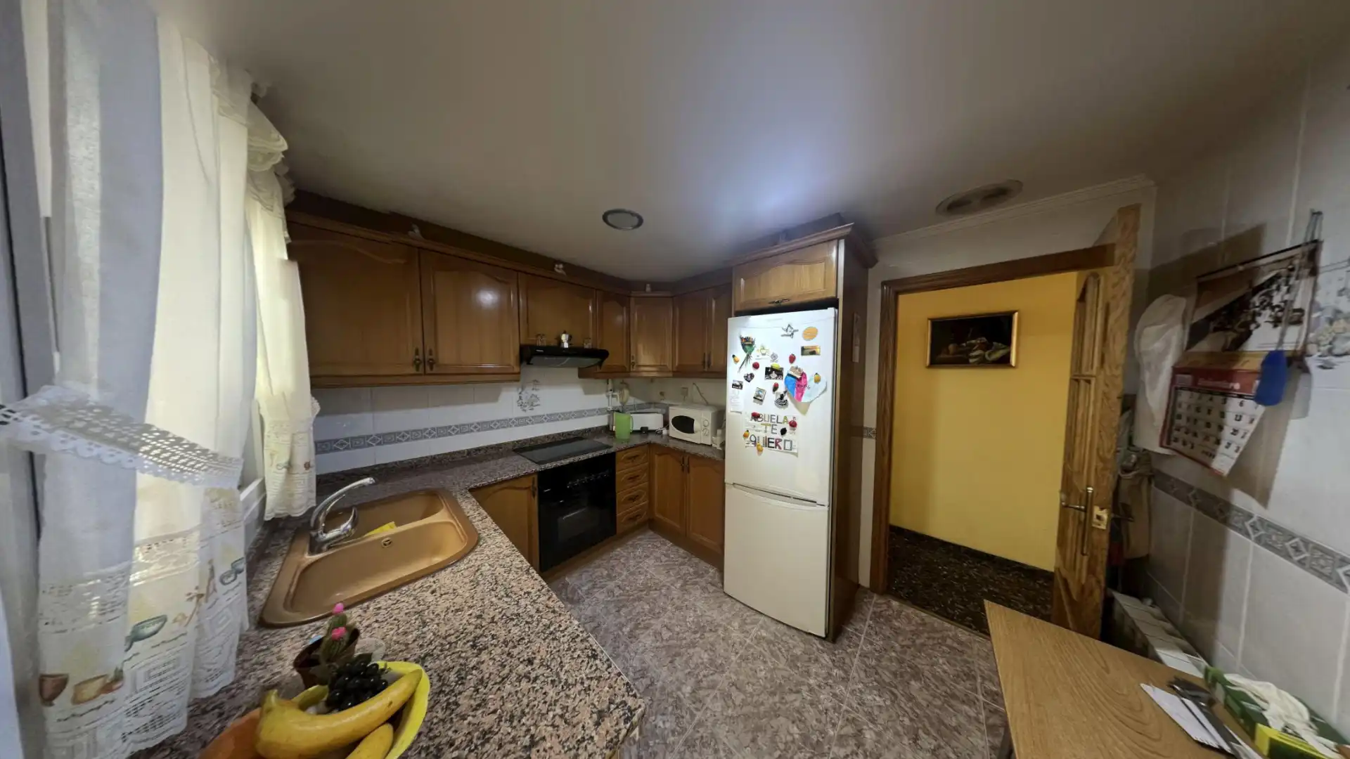 Kitchen of Flat for sale in Utiel  with Heating, Furnished and Washing machine