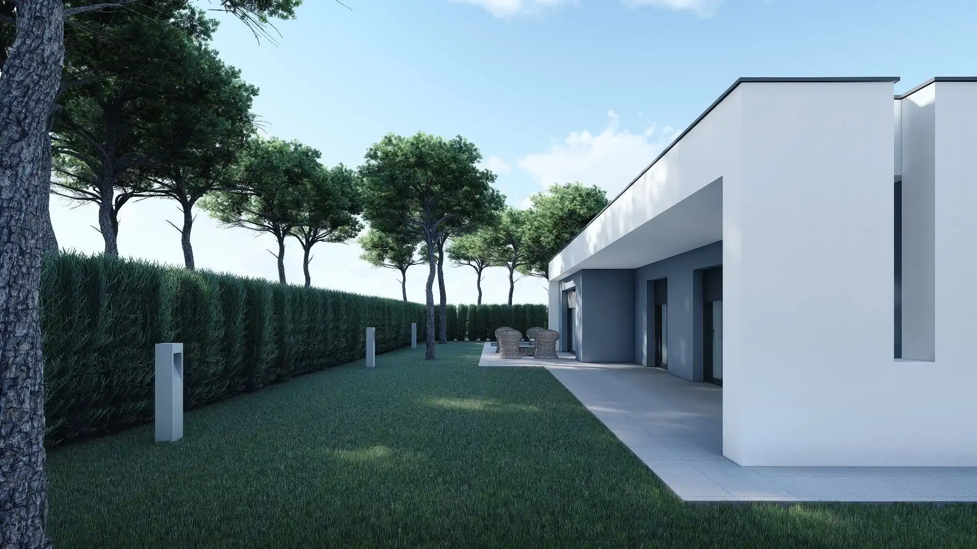Terraza de Casa o chalet en venta en Llagostera con Jardín privado