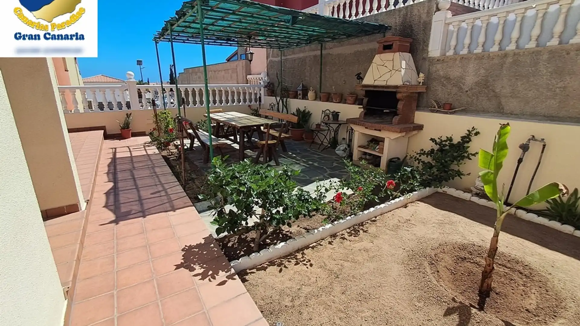 Terrassa de Casa o xalet en venda en Mogán amb Aire condicionat, Jardí privat i Terrassa