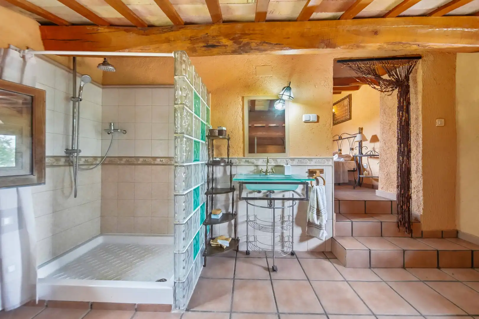 Bany de Casa o xalet en venda en Caldes de Malavella amb Jardí privat
