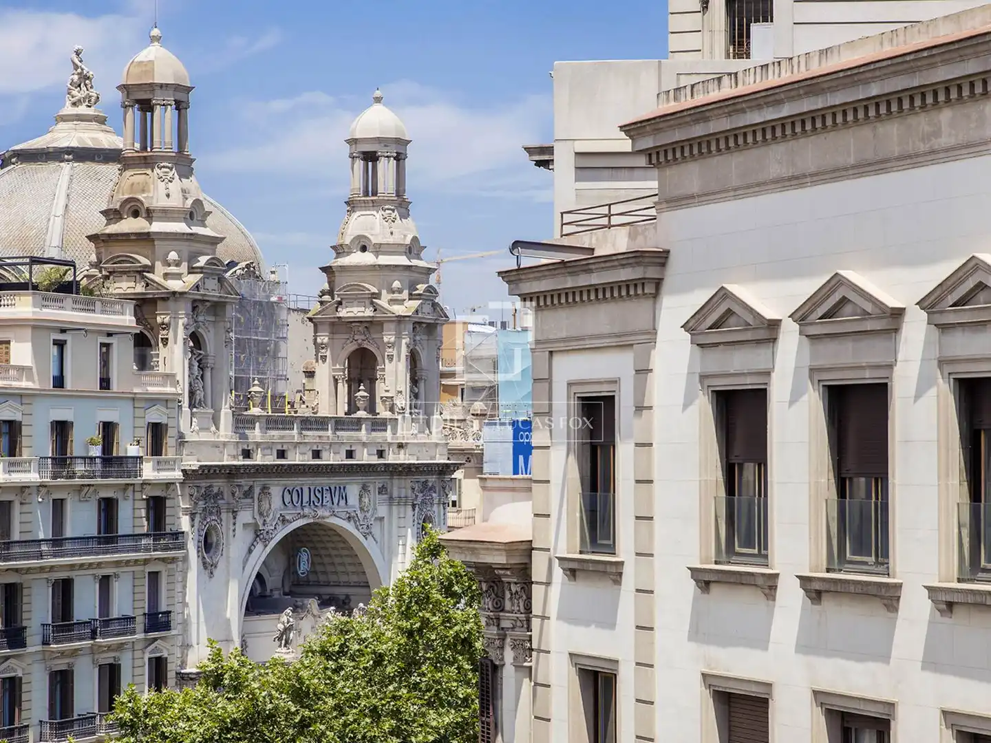 Exterior view of Flat for rent in Barcelona  with Air Conditioner, Heating and Parquet flooring