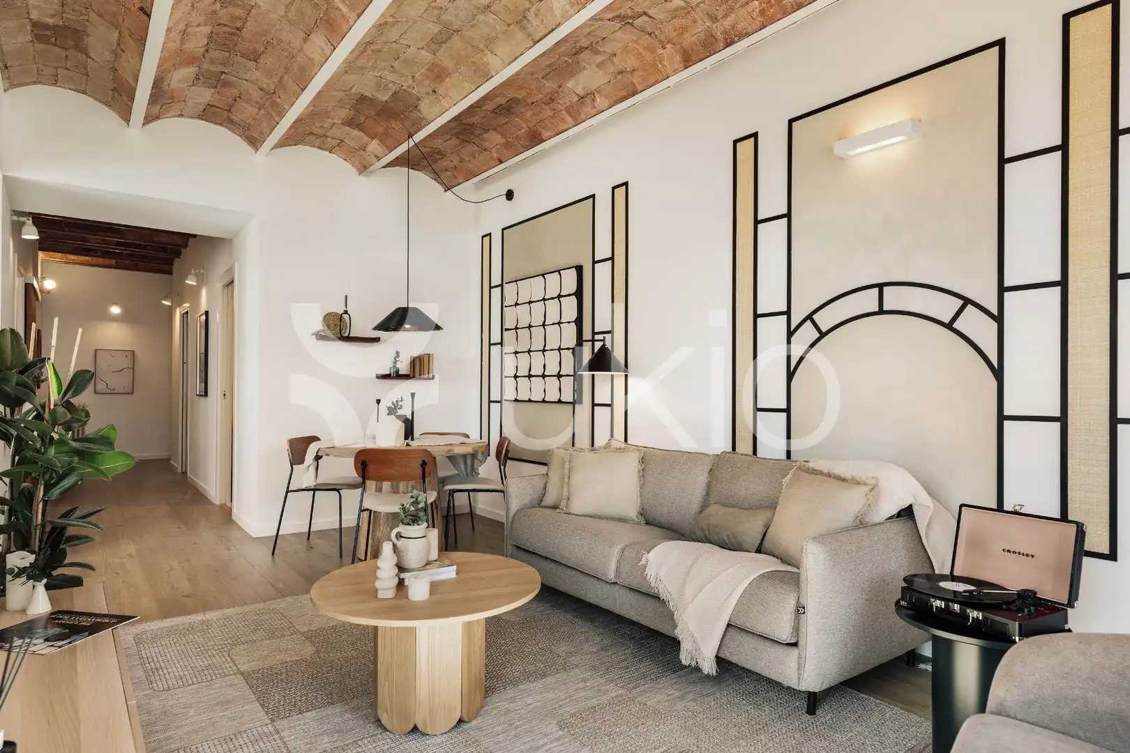 Sala d'estar de Apartament de lloguer en Barcelona amb Aire condicionat, Calefacció i Terrassa
