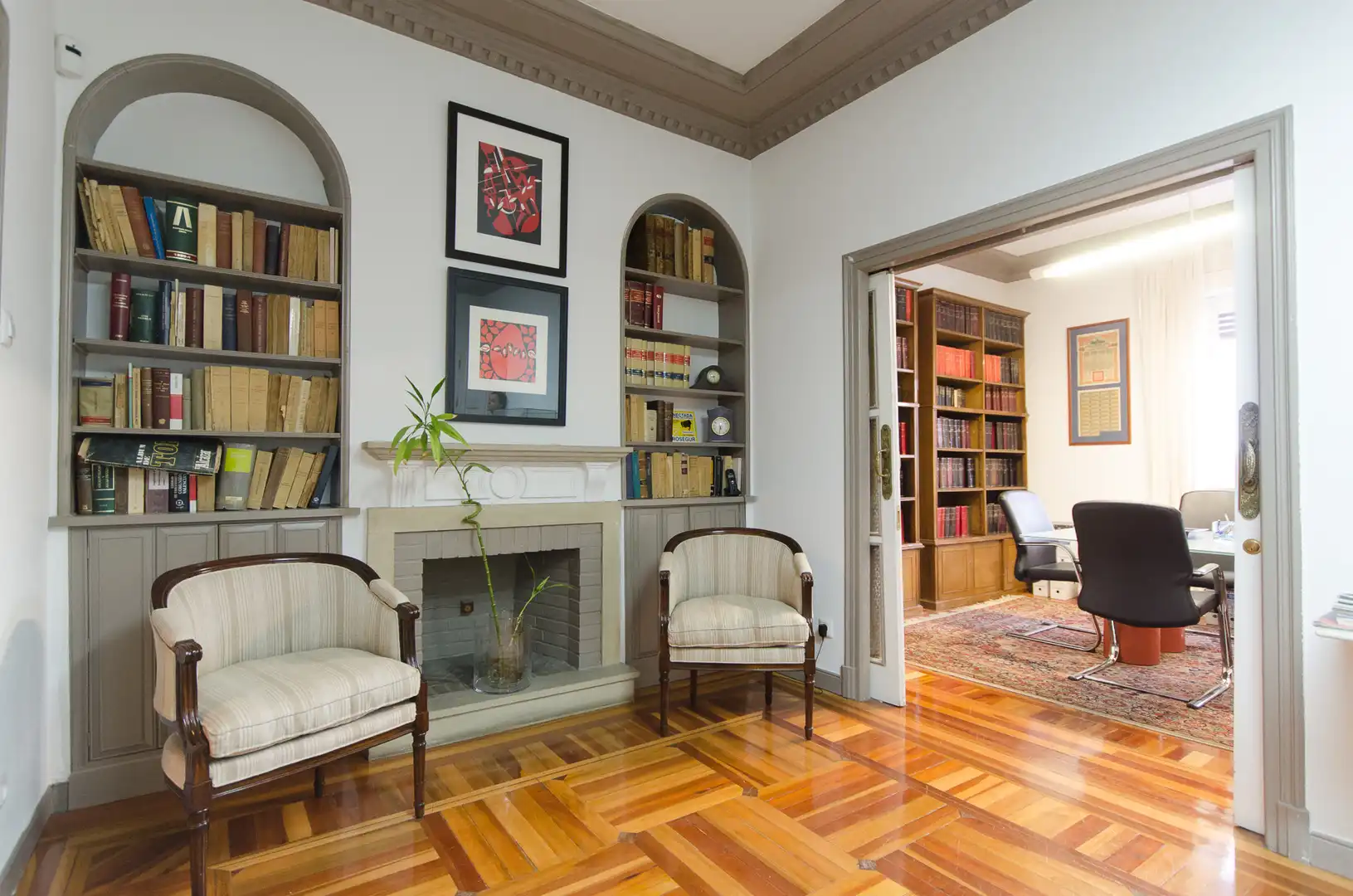 Living room of Office for rent in Madrid  with Air Conditioner and Heating