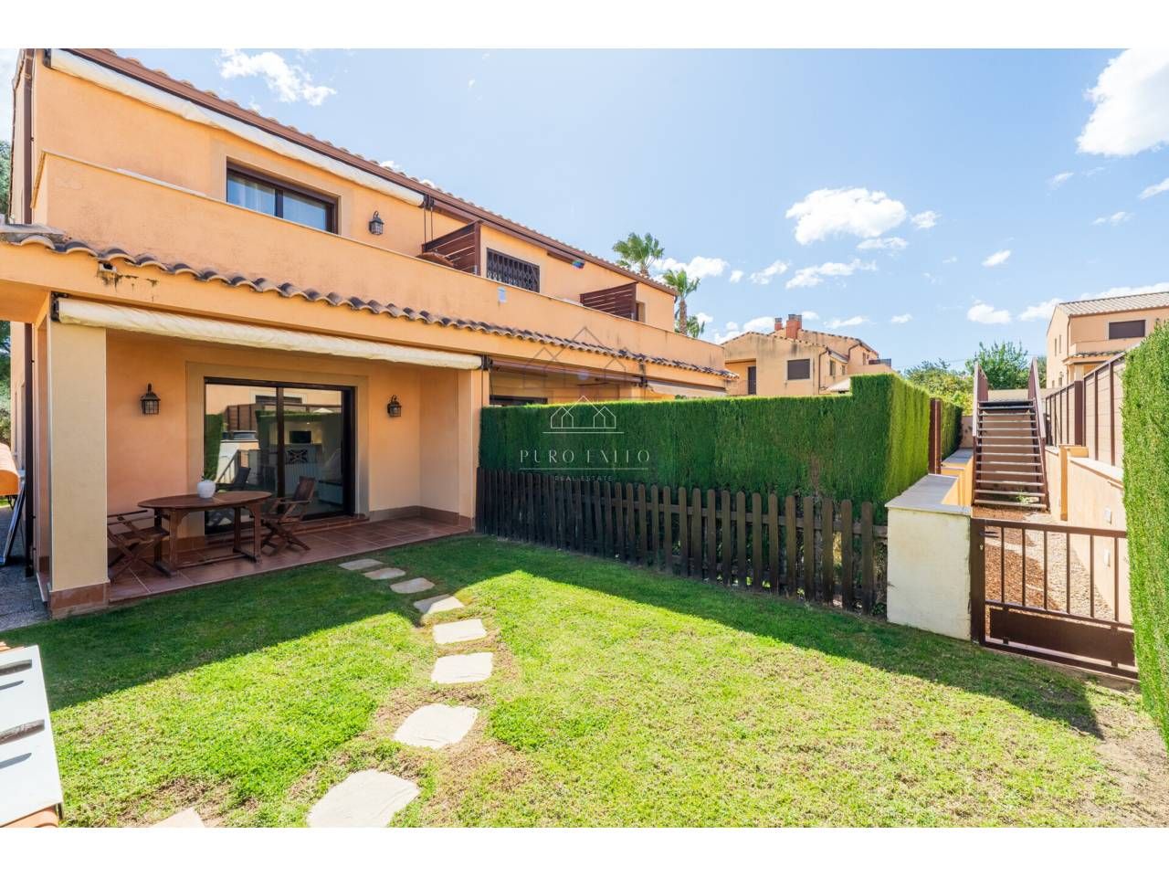 Jardí de Casa adosada en venda en Mont-roig del Camp amb Calefacció, Jardí privat i Terrassa