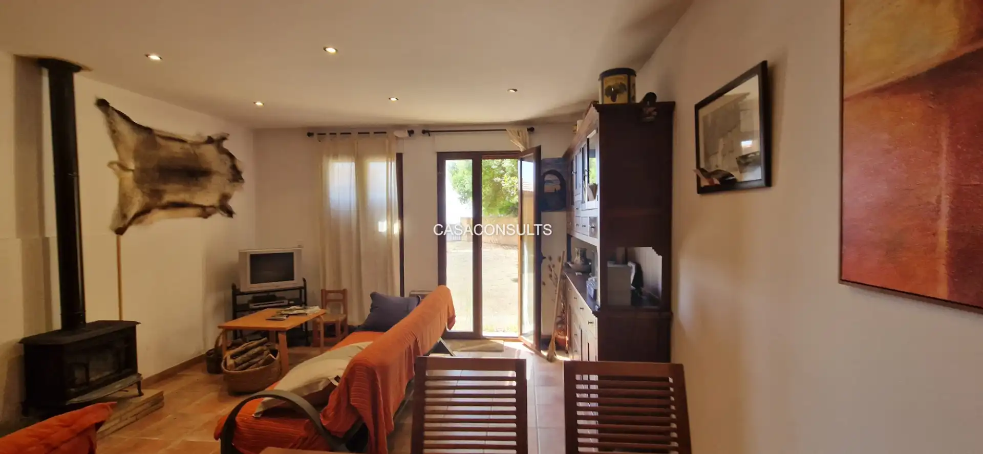 Sala d'estar de Apartament en venda en Vistabella del Maestrazgo amb Calefacció, Jardí privat i Terrassa