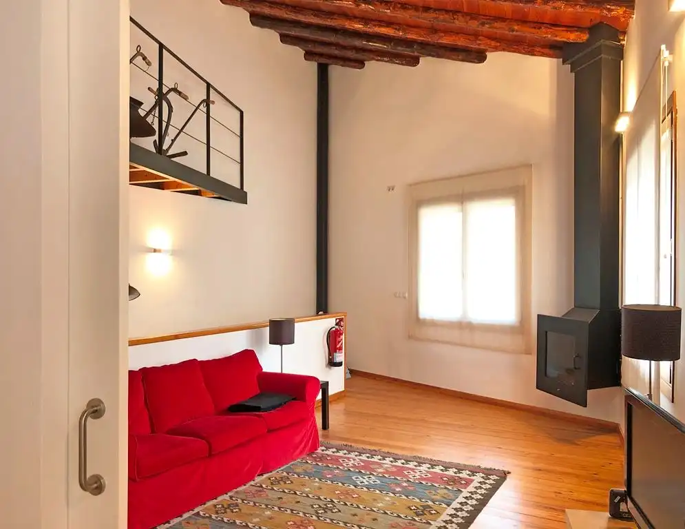 Sala de estar de Casa o chalet en venta en Ráfales con Calefacción, Amueblado y Horno