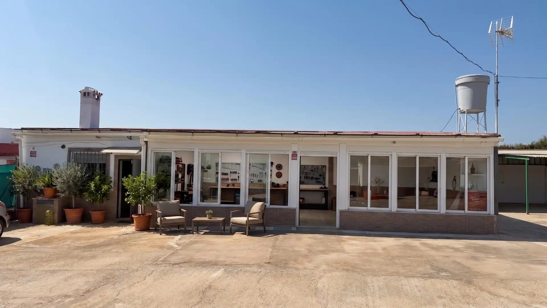 Exterior view of Country homes for sale in Gibraleón  with Air Conditioner, Heating and Terrace