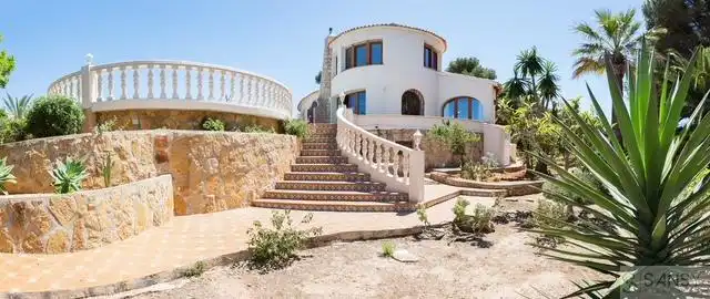 Vista exterior de Casa o xalet de lloguer en Jávea / Xàbia amb Calefacció, Piscina i Moblat