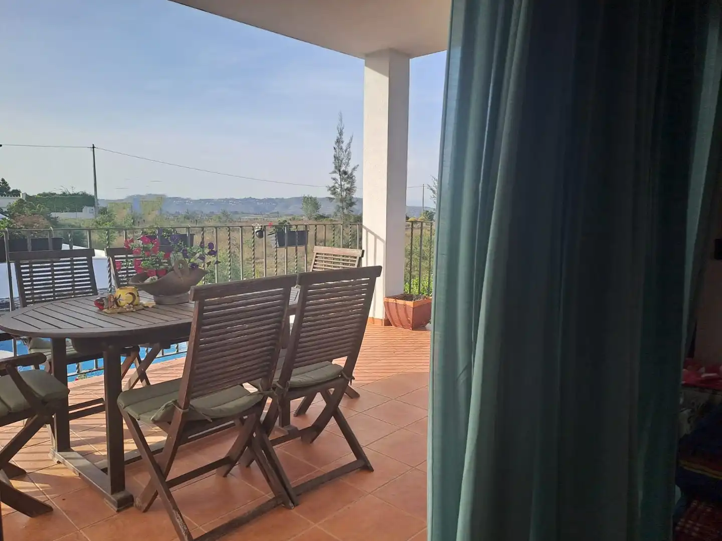 Terraza de Casa o chalet en venta en Montserrat con Aire acondicionado, Calefacción y Jardín privado