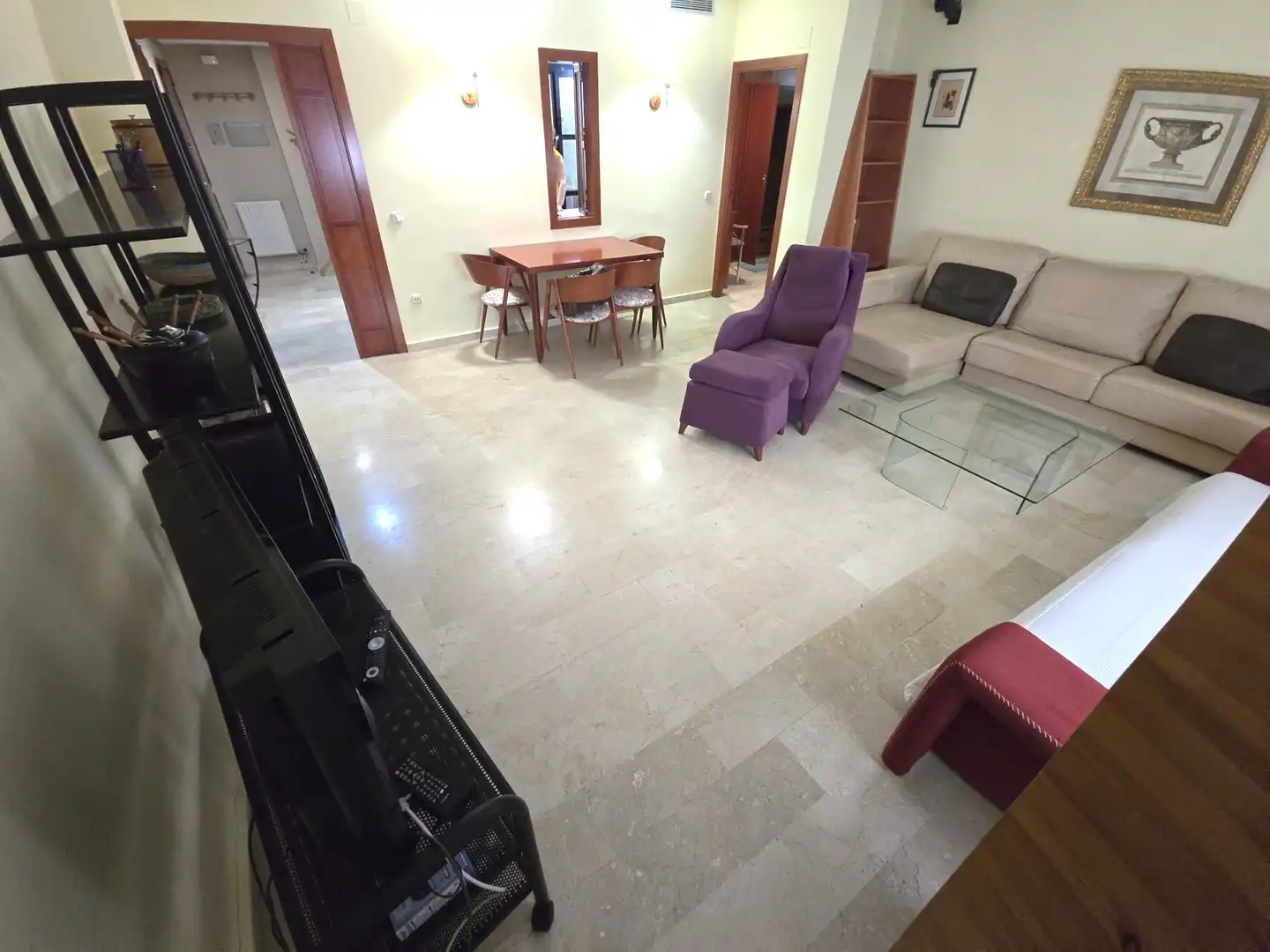 Living room of Apartments for rent in Cáceres  with Air Conditioner, Heating and Terrace